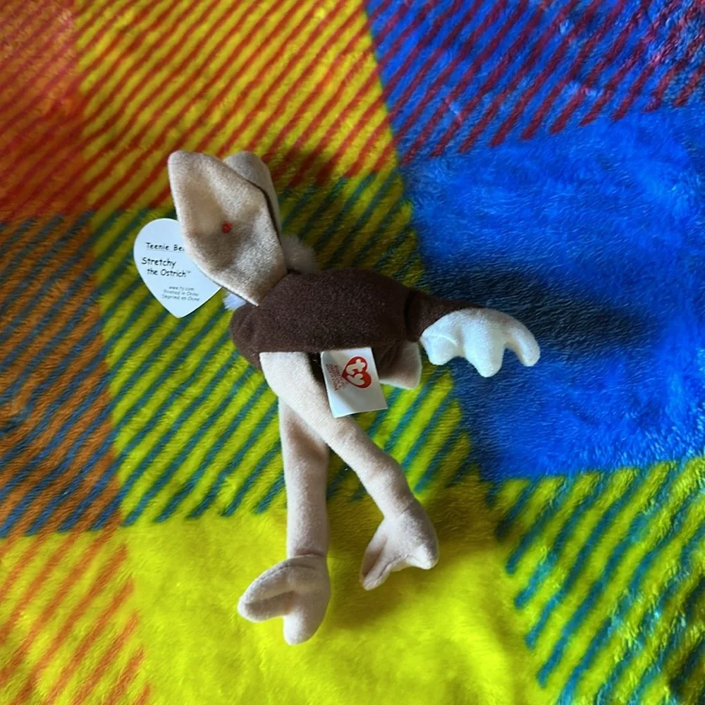 Ty Stretchy the Ostrich Teenie Beanie Baby